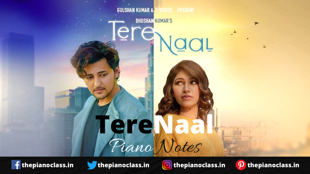 Tere Naal Piano Notes - Darshan Raval