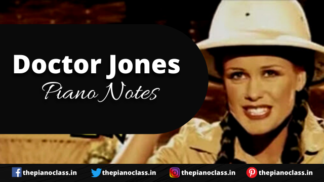 Doctor Jones Piano Notes - Aqua