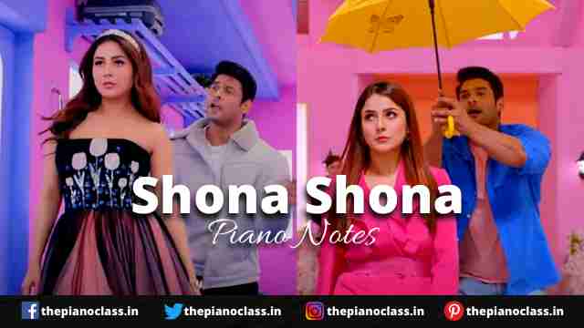 Shona Shona Piano Notes - Neha Kakkar, Tony Kakkar