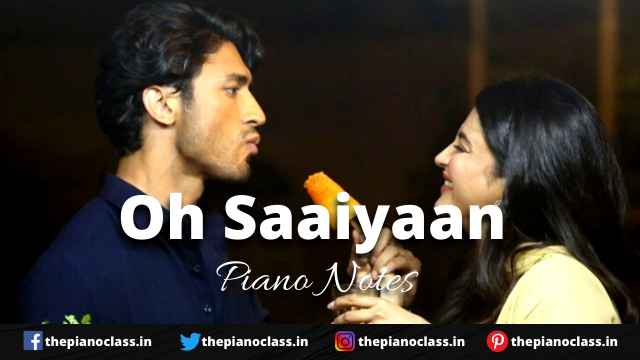 Oh Saaiyaan Piano Notes ( The Power ) – Arijit Singh