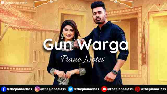 Gun Warga Piano Notes - Harvy Sandhu
