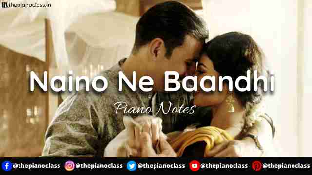 Naino Ne Baandhi Piano Notes - Gold