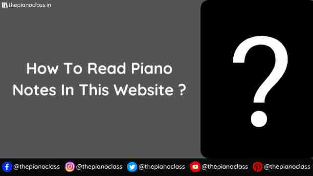 How To Read Piano Notes In This Website